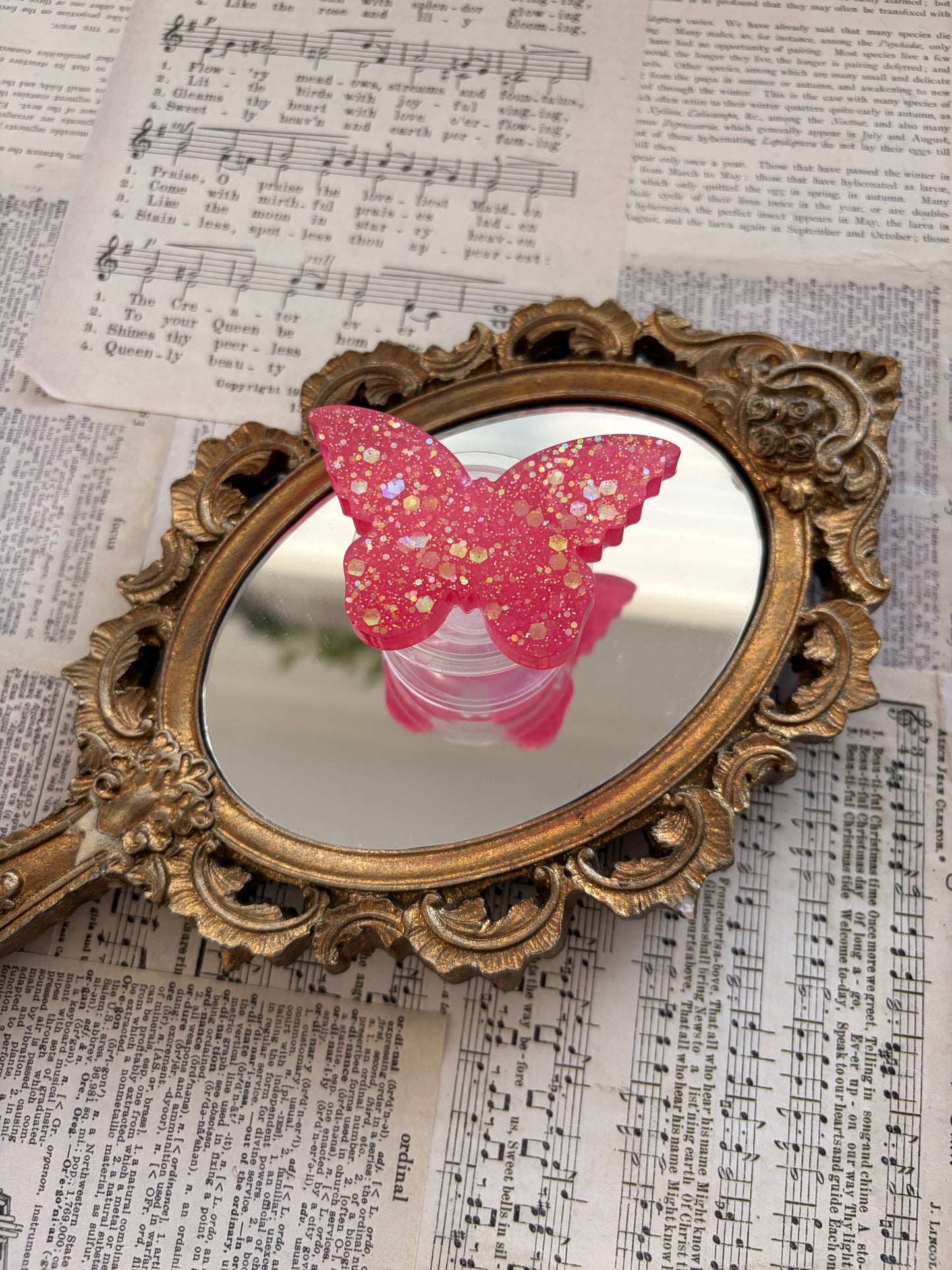 BUTTERFLY KISS KINDLE GRIP