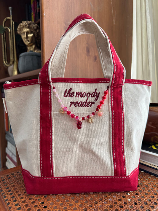 The Moody Reader Mini Charmed Tote Bag