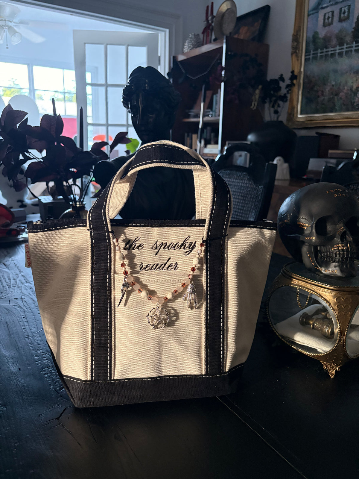 The Spooky Reader Mini Charmed Book Tote Bag