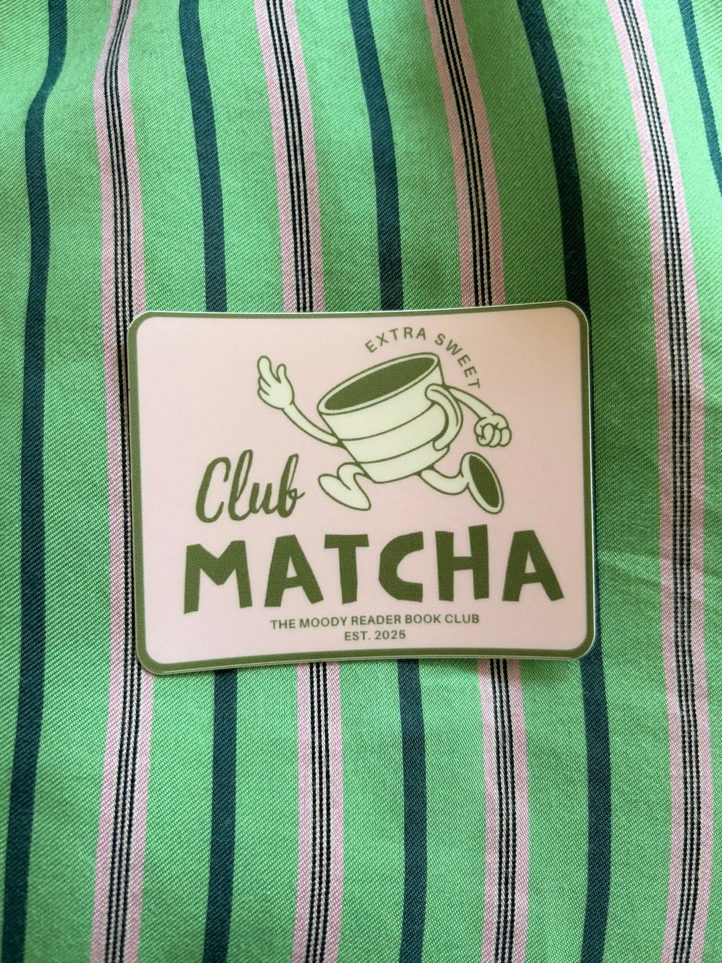 CLUB MATCHA STICKER