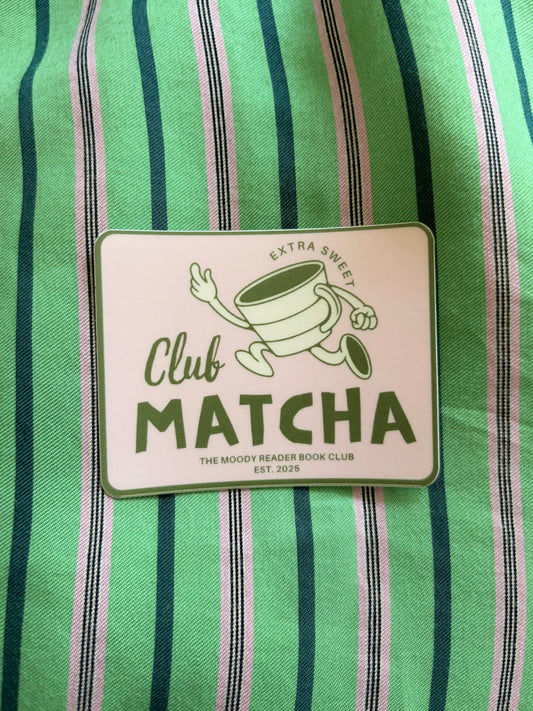CLUB MATCHA STICKER