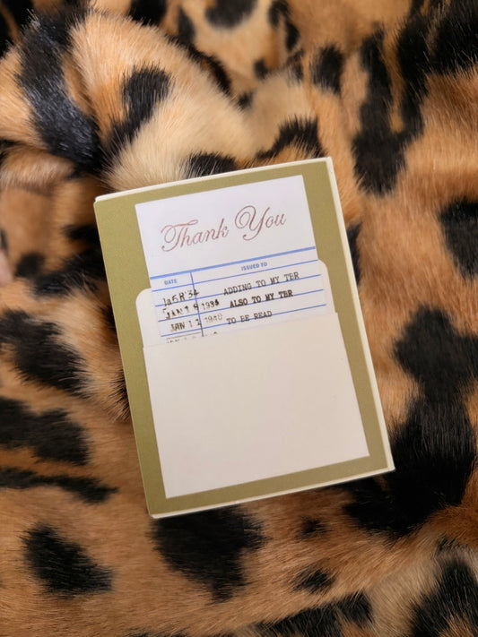 TBR LIBRARY STICKER