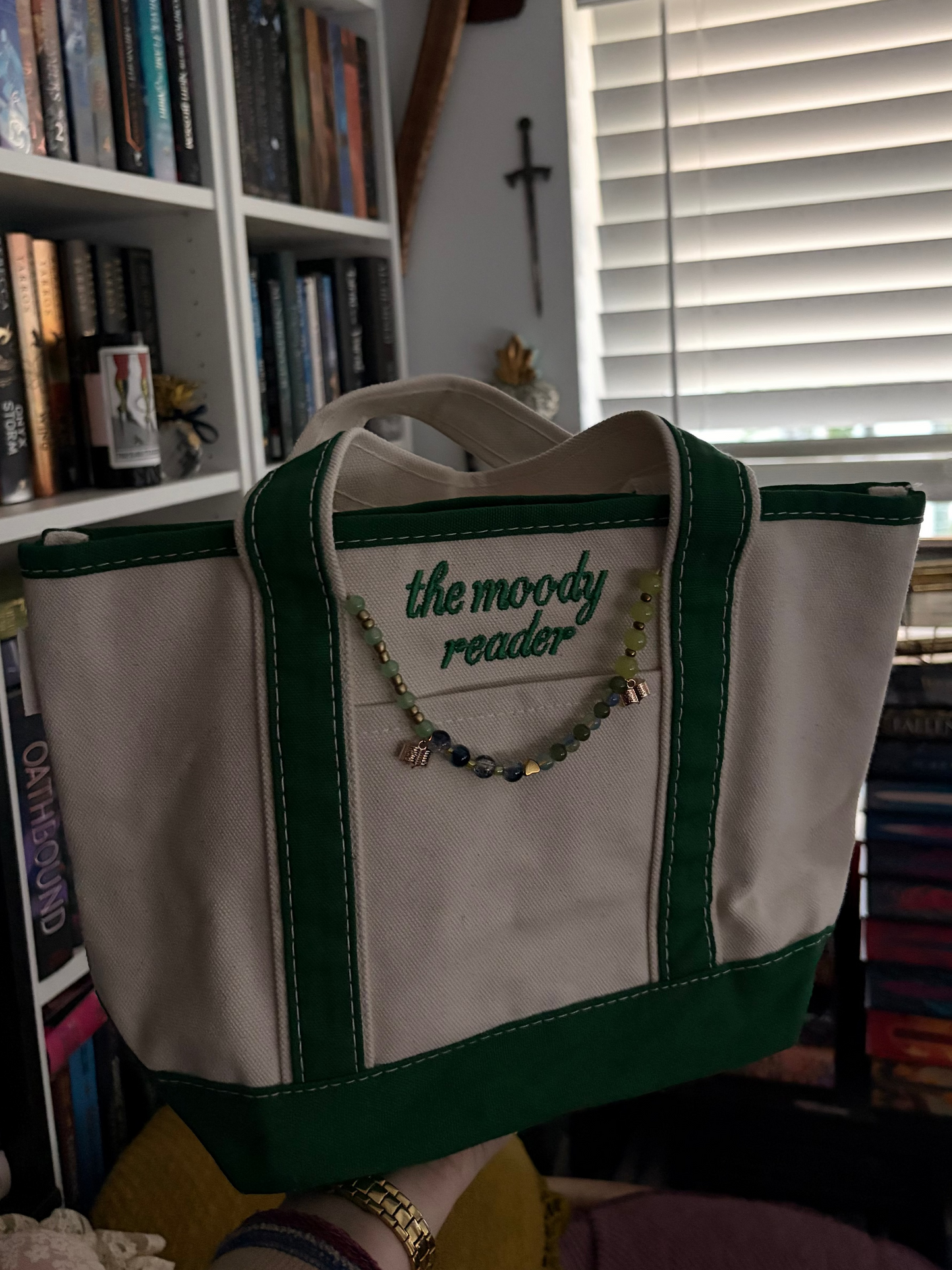 The Moody Reader Mini Charmed Tote Bag