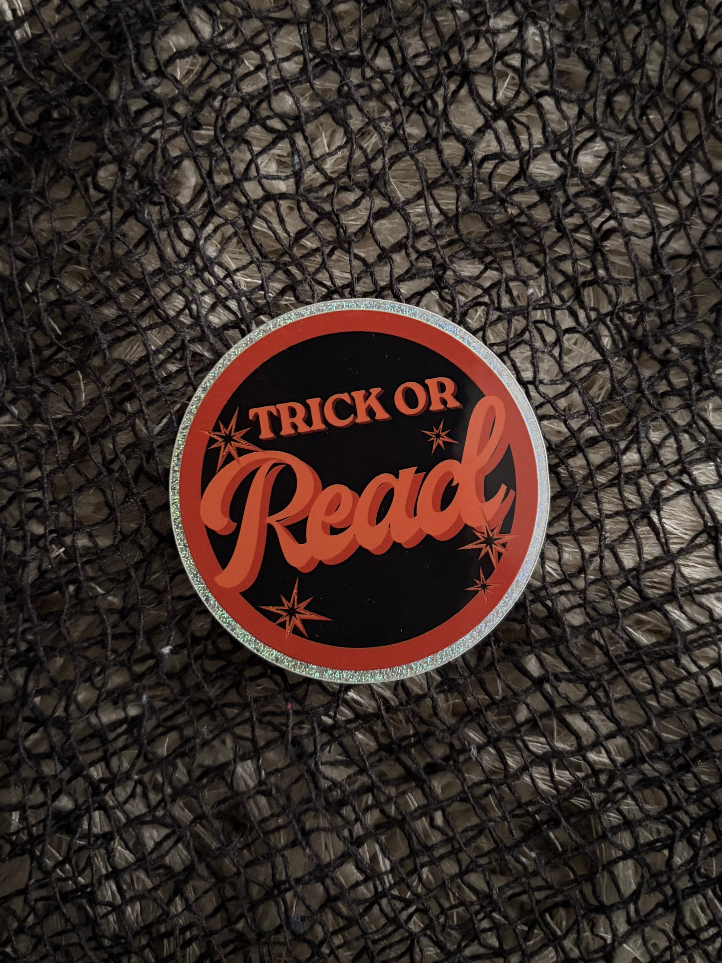 TRICK OR READ STICKER
